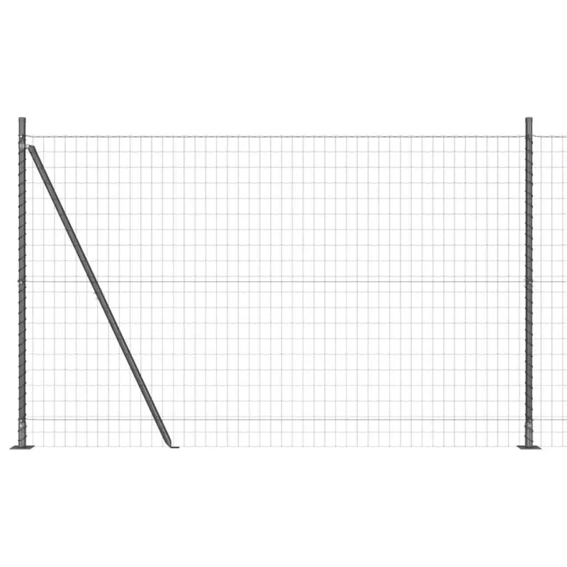 Suvirinta vielos tvora su betono baze 10 x 1,5 m (P x A)