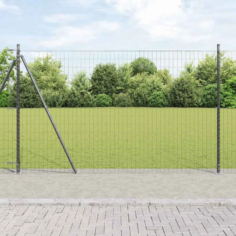 Suvirinta vielos tvora su betono baze 10 x 1,4 m (P x A)