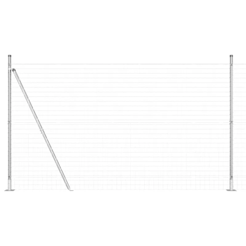 Suvirinta vielos tvora su betono baze 10 x 1,5 m (P x A)