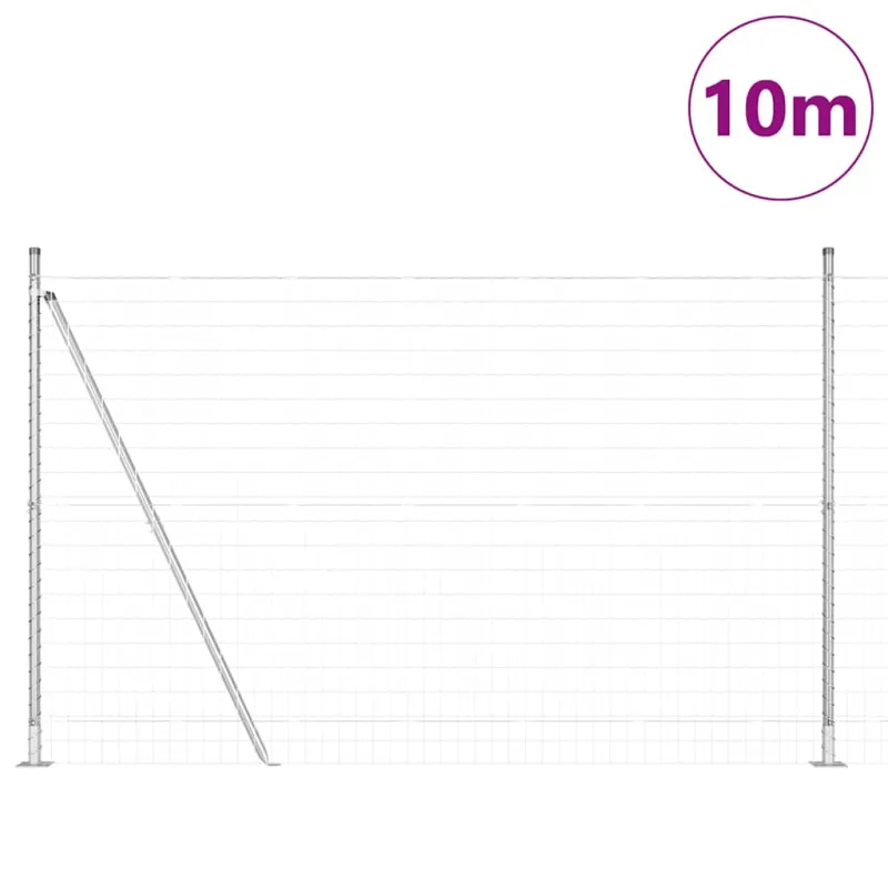 Suvirinta vielos tvora su betono baze 10 x 1,4 m (P x A)
