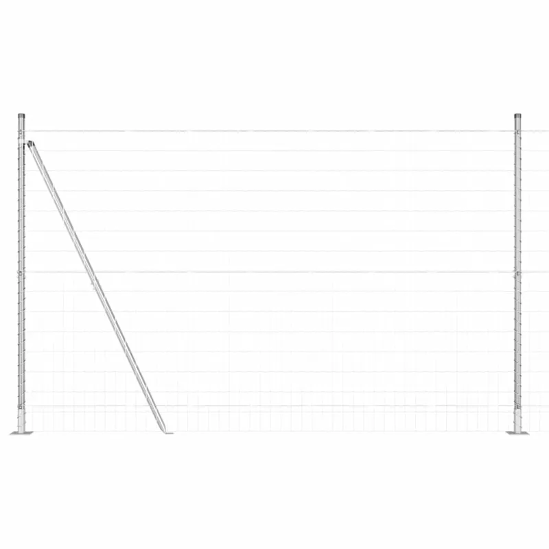 Suvirinta vielos tvora su betono baze 10 x 1,4 m (P x A)