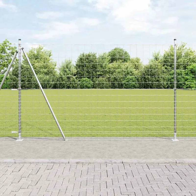 Suvirinta vielos tvora su betono baze 10 x 1,5 m (P x A)