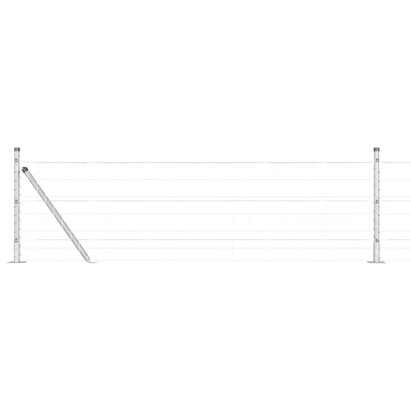 Suvirinta vielos tvora su betono baze 25 x 0,4 m (P x A)