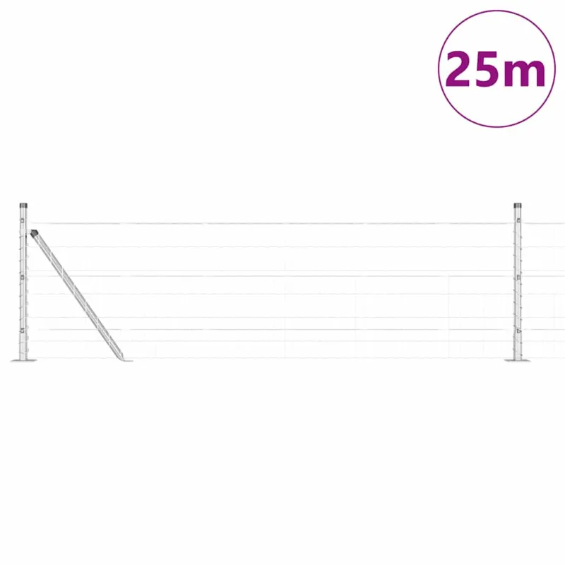 Suvirinta vielos tvora su betono baze 25 x 0,4 m (P x A)