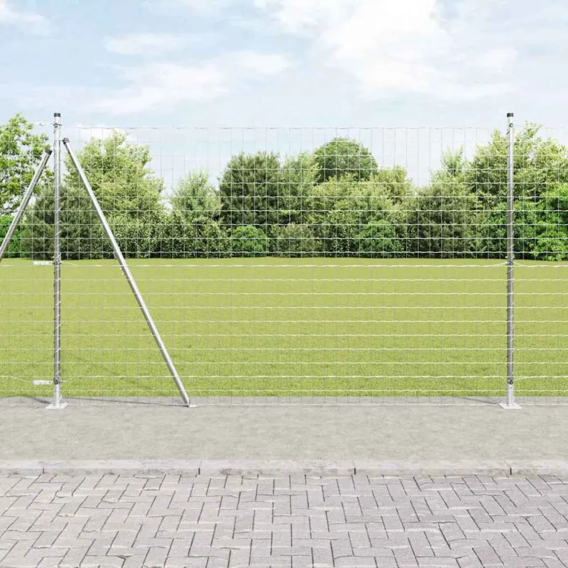Suvirinta vielos tvora su betono baze 10 x 1,5 m (P x A)
