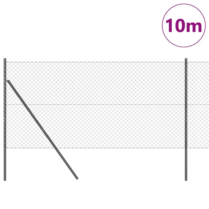Pagrindo Suvirintas Vielos Tvora Pilka 10 x 1,2 m 40 x 40 mm