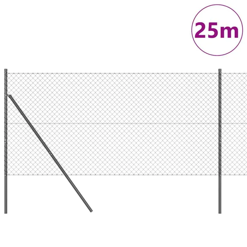 Pagrindo Suvirintas Vielos Tvora 25 x 1 m (Plotis x Aukštis)
