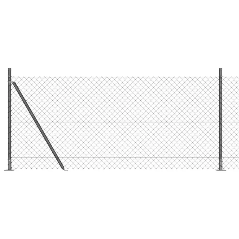 Suvirinta vielos tvora su betono baze 10 x 1 m (P x A)