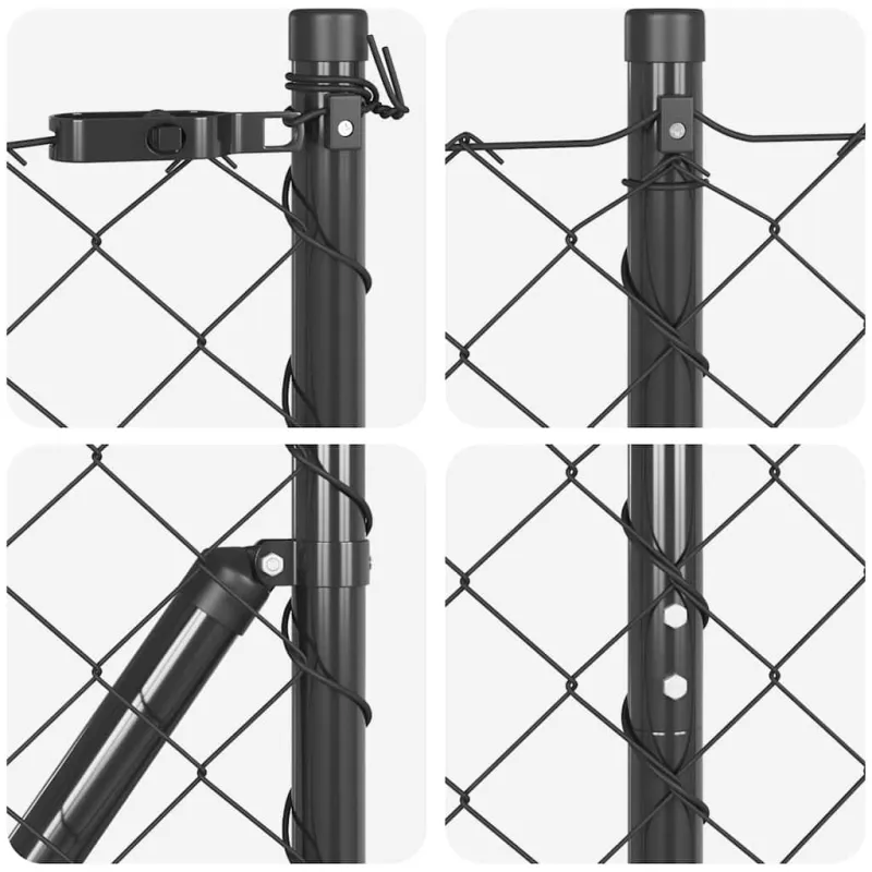 Suvirinta vielos tvora su betono baze 10 x 1,5 m (P x A)