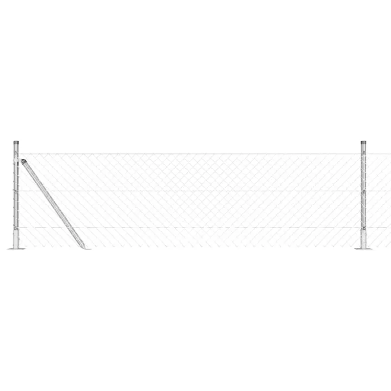 Suvirinta vielos tvora su betono baze 10 x 0,6 m (P x A)