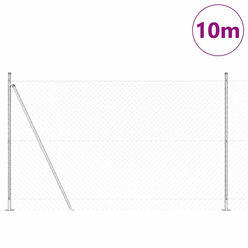 Suvirinta vielos tvora su betono baze 10 x 1,4 m (P x A)