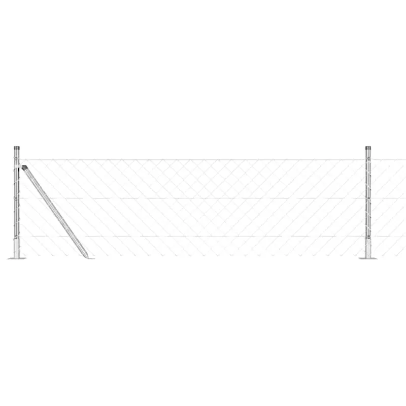 Suvirinta vielos tvora su betono baze 10 x 0,6 m (P x A)