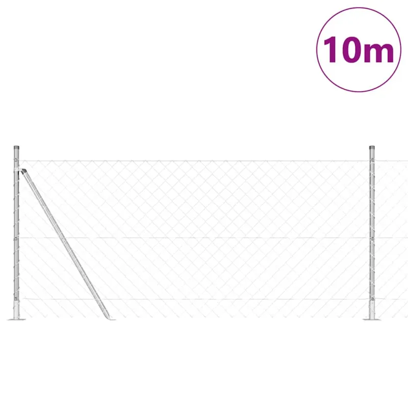 Suvirinta vielos tvora su betono baze 10 x 1 m (P x A)