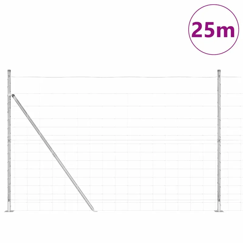 Suvirinta vielos tvora su betono baze 25 x 1,6 m (A x H)