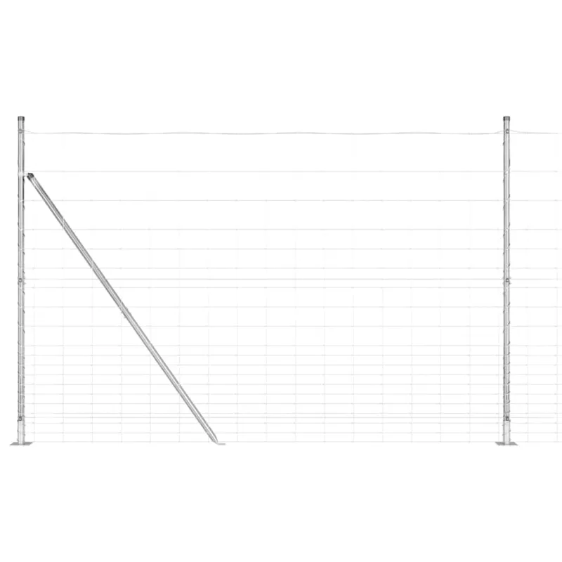 Suvirinta vielos tvora su betono pagrindu 25 x 1,6 m (A x H)