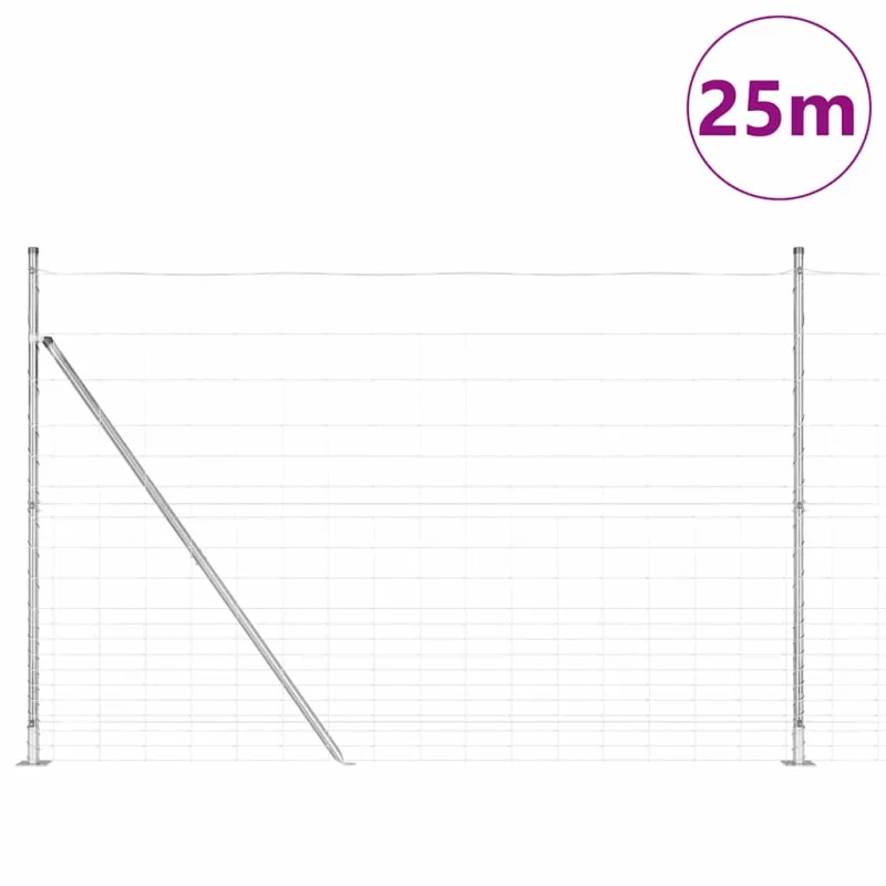 Suvirinta vielos tvora su betono pagrindu 25 x 1,6 m (A x H)