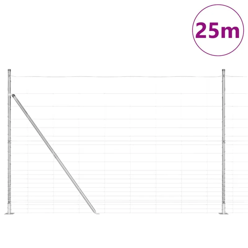 Suvirinta vielos tvora su betono baze 25 x 1,6 m (A x H)