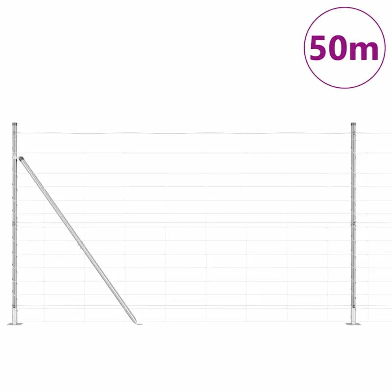 Suvirinta vielos tvora su betono baze 50 x 1,4 m (P x A)