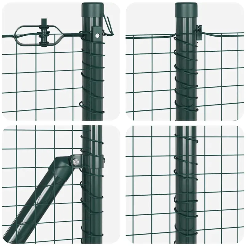 Suvirintas vielinis tvoras su smailiais galais