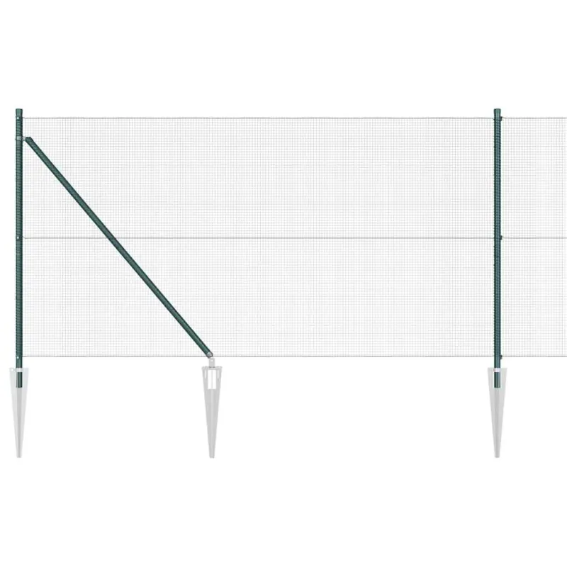 Suvirintas vielinis tvoras su smailiais galais 10 x 1 m (P x A)