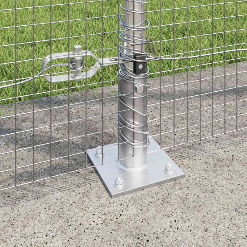 Suvirinta vielos tvora su betono baze 10 x 1,4 m (P x A)