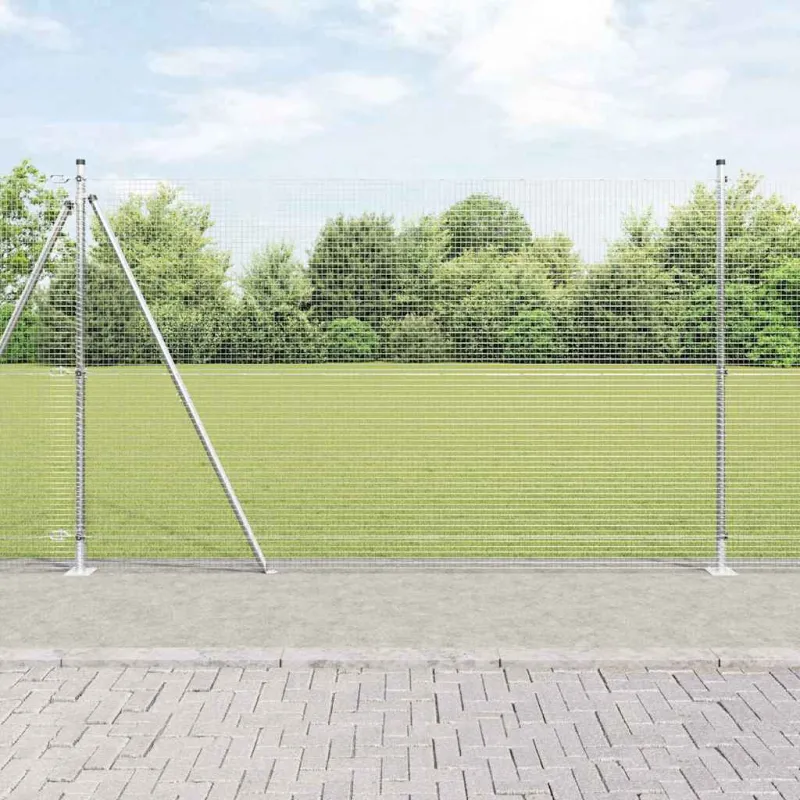 Suvirinta vielos tvora su betono baze 10 x 1,5 m (P x A)