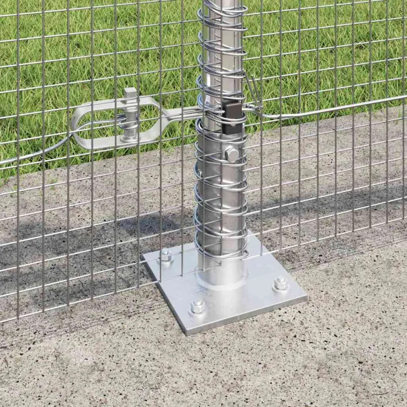 Suvirinta vielos tvora su betono baze 25 x 0,6 m (W x H)