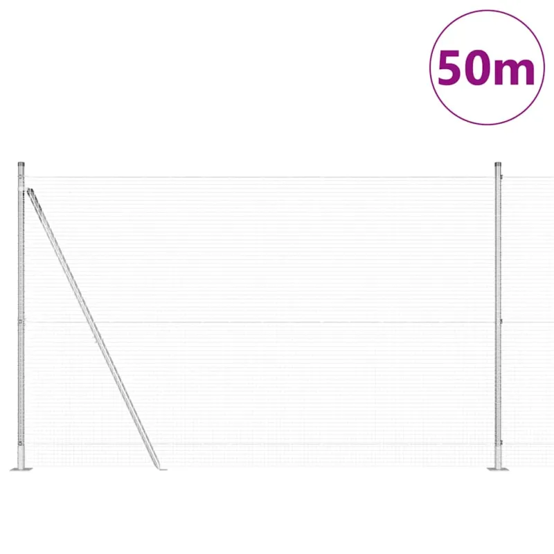 Suvirinta vielos tvora su betono baze 50 x 1,5 m (P x A)