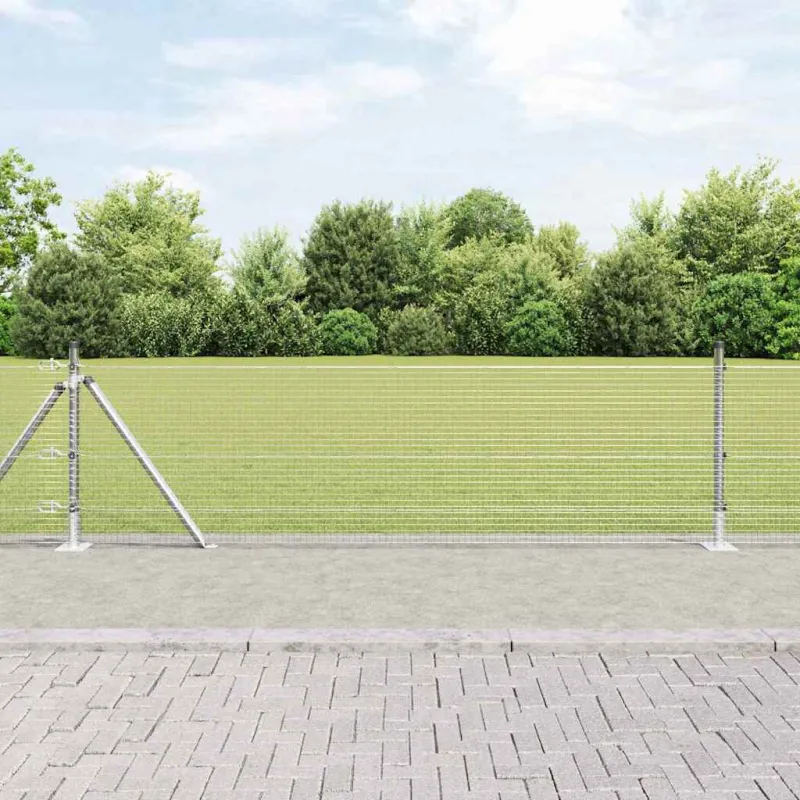 Suvirinta vielos tvora su betono baze 100 x 0,6 m (P x A)