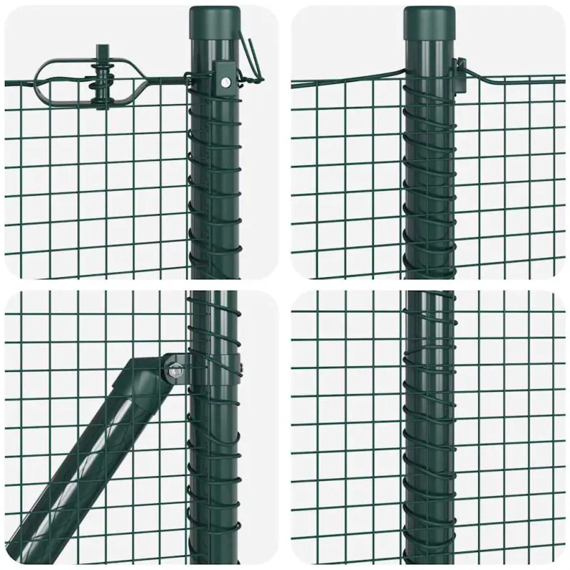 Suvirinta vielos tvora su betono baze 10 x 0,8 m (P x A)