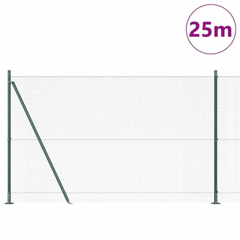 Suvirinta vielos tvora su betono baze 25 x 1,6 m (A x H)