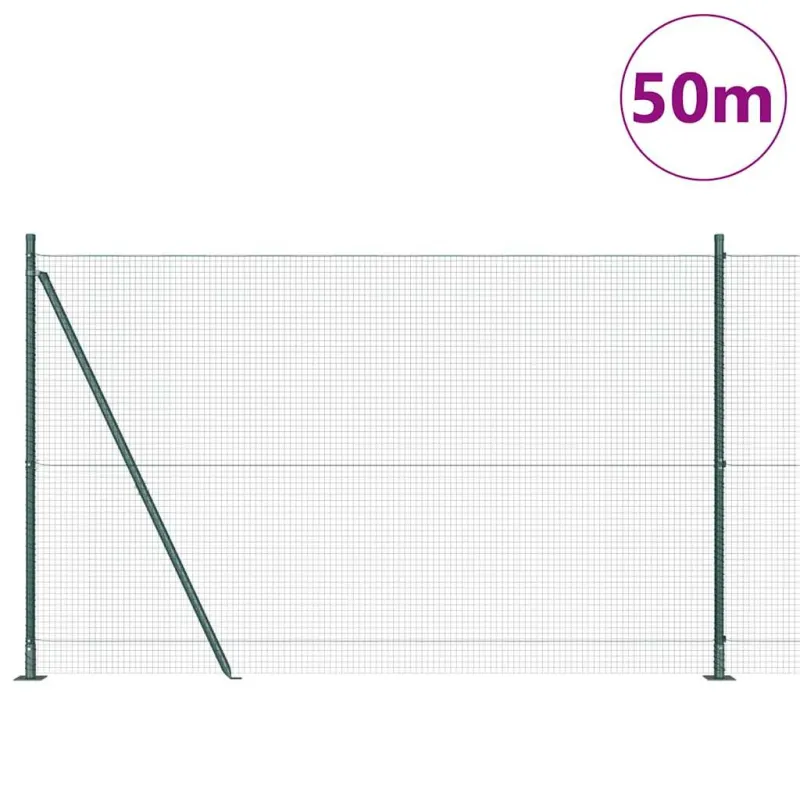 Suvirinta vielos tvora su betono baze 50 x 1,4 m (P x A)