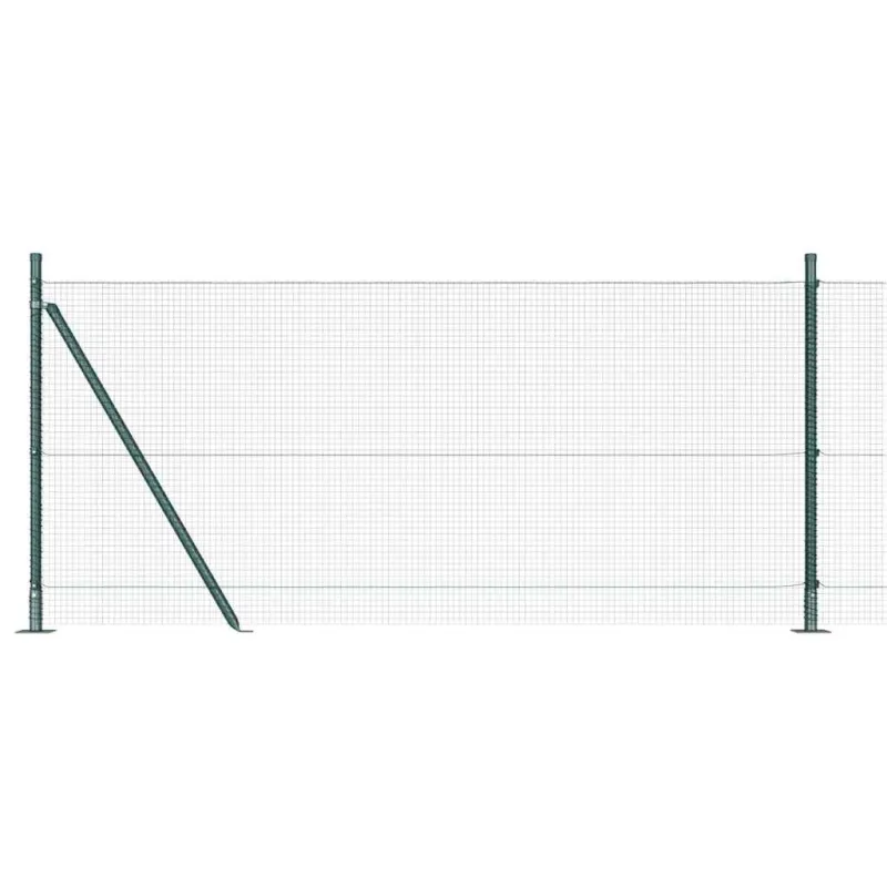 Suvirinta vielos tvora su betono baze 100 x 1 m (W x H)