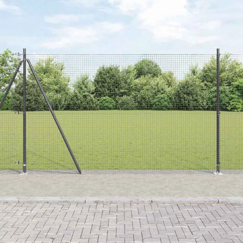 Suvirinta vielos tvora su betono baze 10 x 1,5 m (P x A)