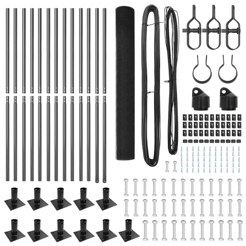 Suvirinta vielos tvora su betono baze