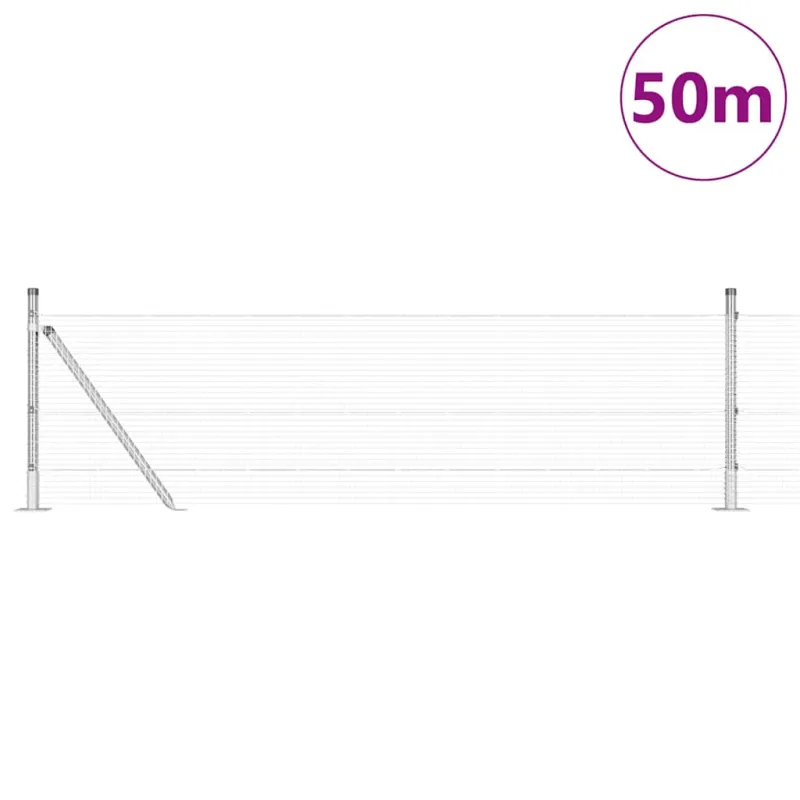 Suvirinta vielos tvora su betono baze 50 x 0,4 m (W x H)