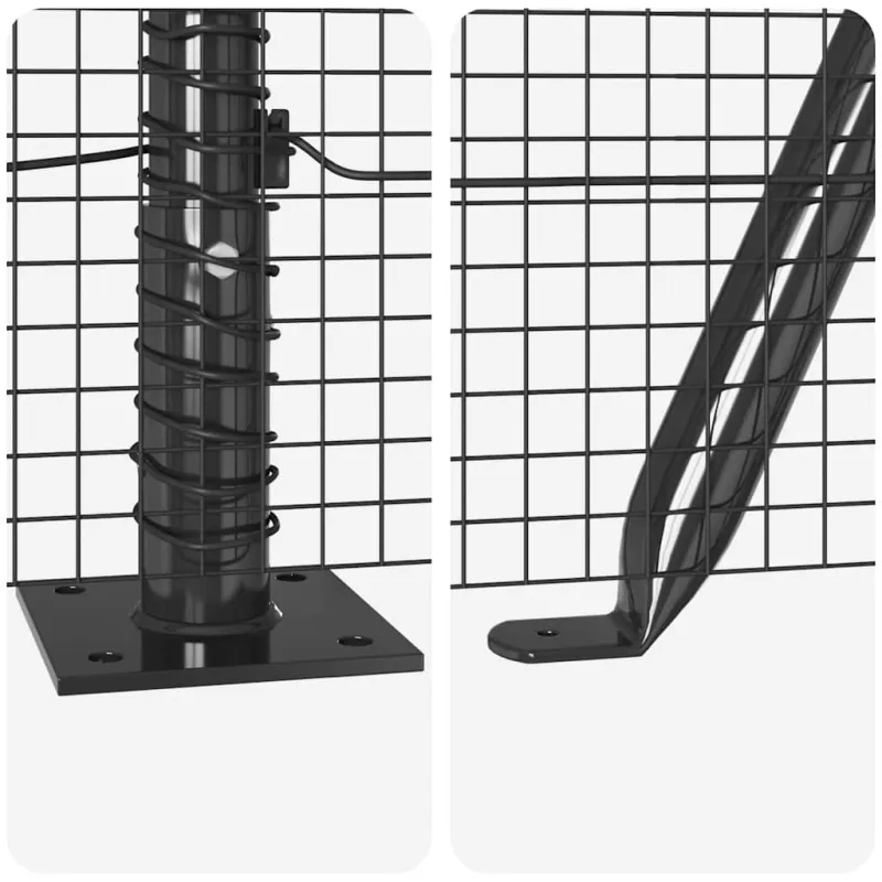 Suvirinta vielos tvora su betono baze 50 x 0,6 m (P x A)