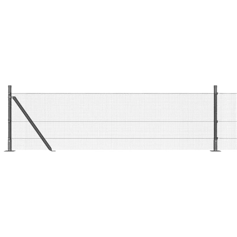Suvirinta vielos tvora su betono baze 100 x 0,6 m (P x A)