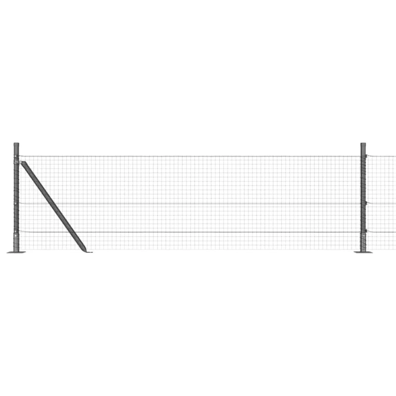 Suvirinta vielos tvora su betono baze 100 x 0,6 m (P x A)