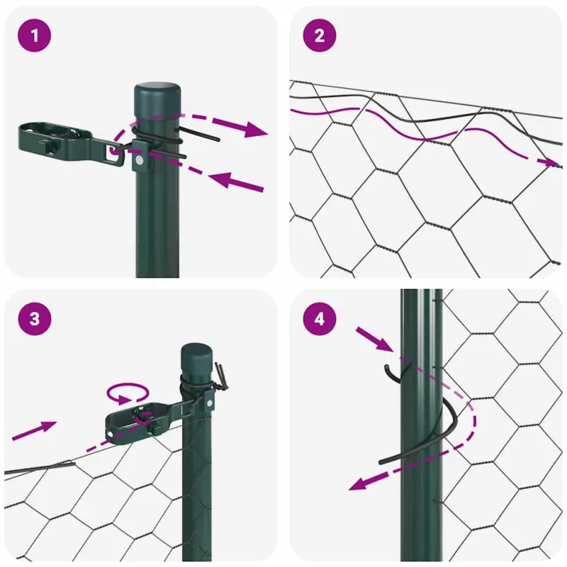 Pagrindo Suvirintas Vielos Tvora 50 x 0,5 m (P x A)