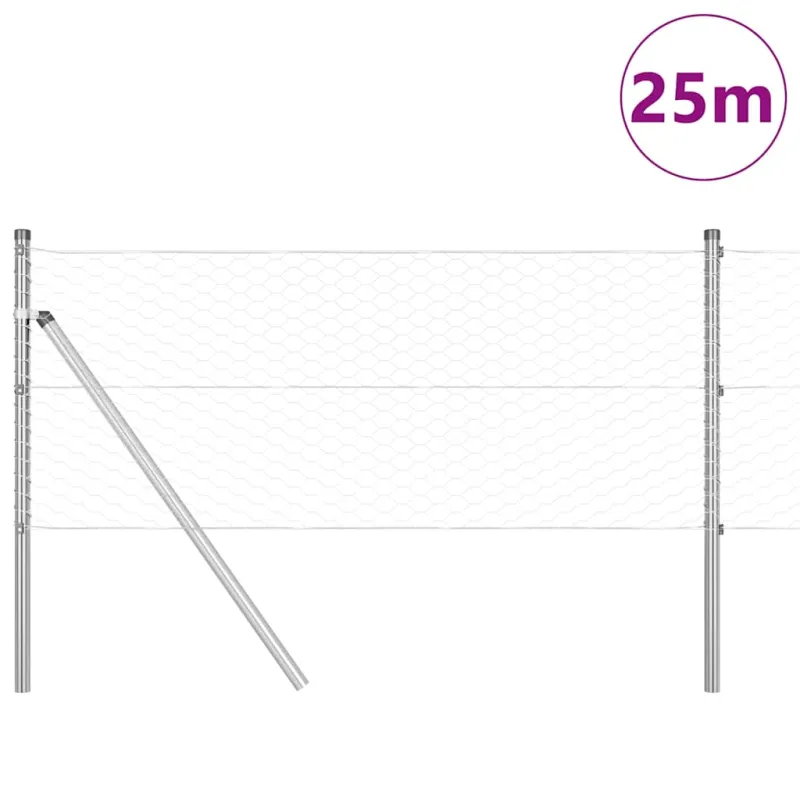 Pagrindo Suvirintas Vielos Tvora 25 x 0,6 m (W x H)