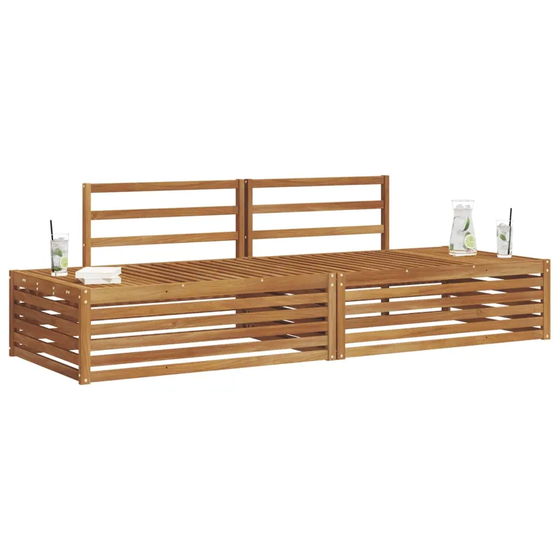 Lauko sofos komplektas Natūrali 203,5 x 83 x 73 cm