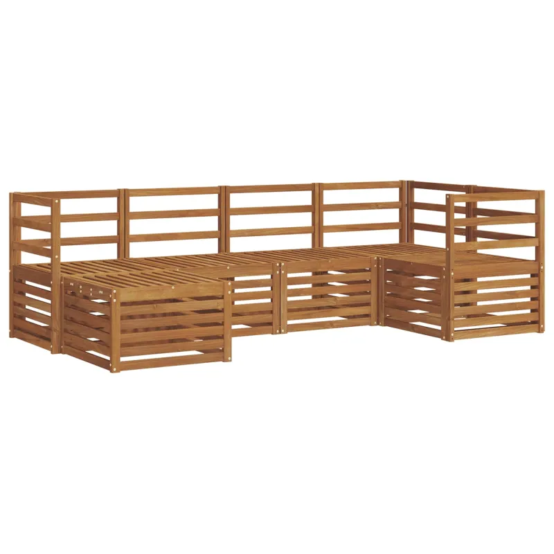 Sekcijos sofų komplektas 6 pcs Natūrali