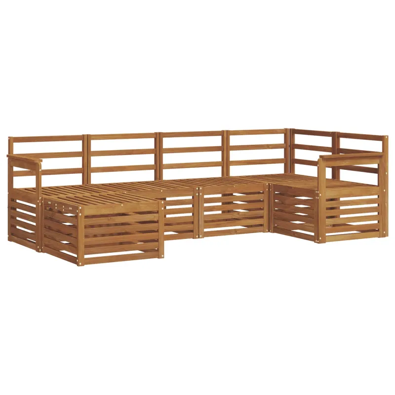 Sekcijos sofų komplektas 6 pcs Natūrali