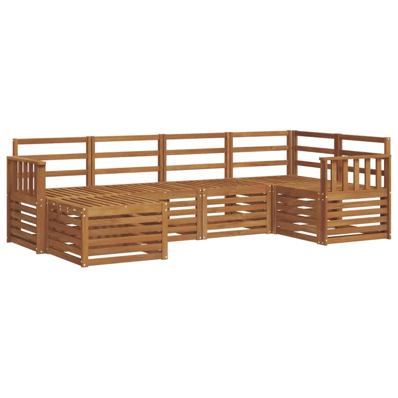 Sekcijos sofų komplektas 6 pcs Natūrali