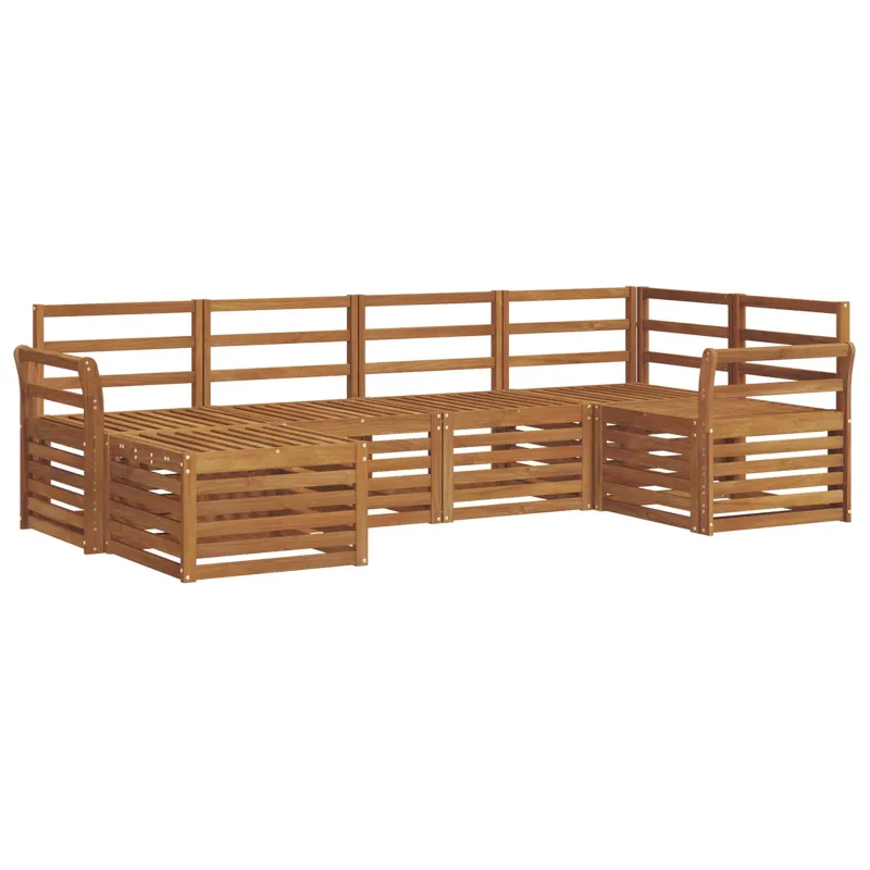 Sekcijos sofų komplektas 6 pcs Natūrali