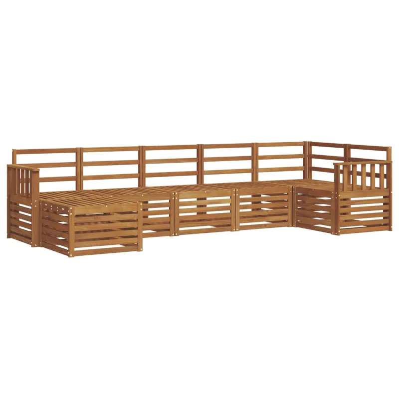 Sekcijos sofų komplektas 7 pcs Natūrali