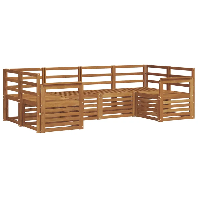 Sekcijos sofų komplektas 6 pcs Natūrali