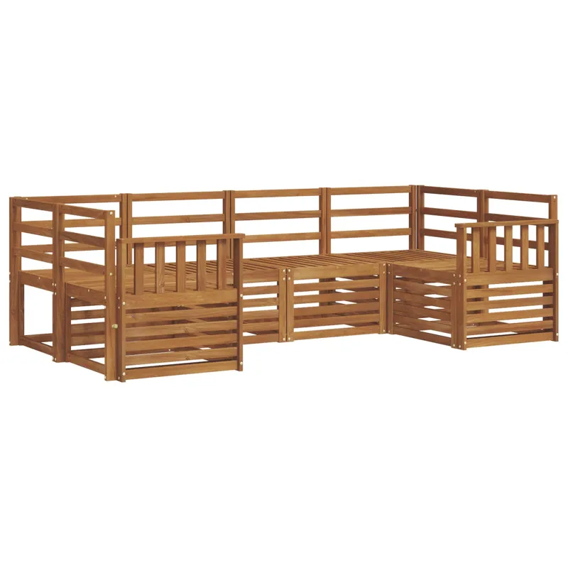 Sekcijos sofų komplektas 6 pcs Natūrali
