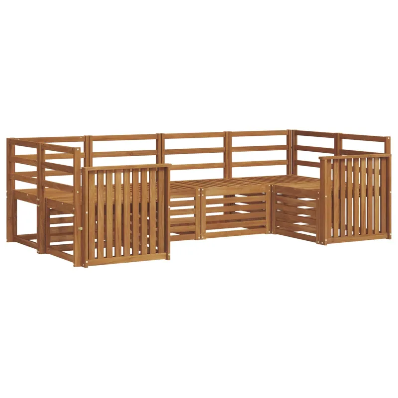 Sekcijos sofų komplektas 6 pcs Natūrali